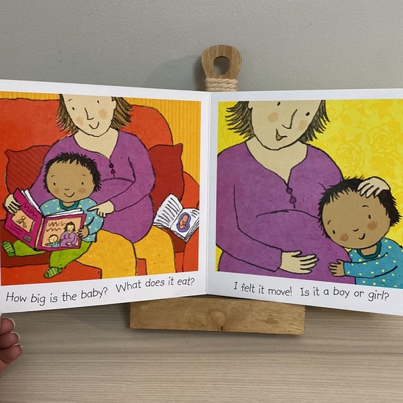 Childs Play Waiting for Baby & My new Baby by Rachel Fuller set of 2 baby books - Picture 3 of 8